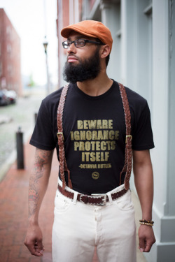 iridessence:  queennubian:  steppauseturnpausepivotstepstep:  blackfashion:  Octavia Butler Tee Submitted by: Philadelphia Print Works Photographed by: Adachi PhotographyStyled by: Iye Yindae, Cultured Couture Gallery  i need this shirt.  I need him 