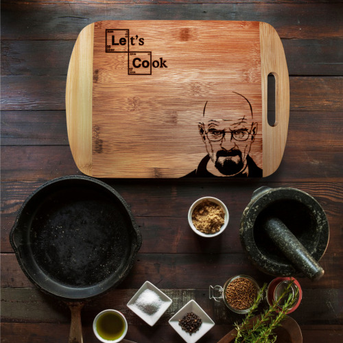 2getherstore:  Heizenberg Breaking Bad Cutting Board For Your Lovely Kitchen BUY From Etsy