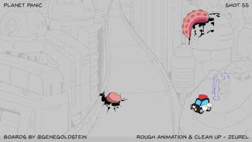 snaggle-teeth: longgonegulch:  Our first animator feature is the insanely talented Zeurel, who mainly works with Studio Yotta & Pencilmation. He loves to animate manic  scenes and pushing expressions to the extreme. He also does various work for