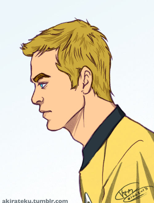 akirateku:Morning sketch of Kirk.