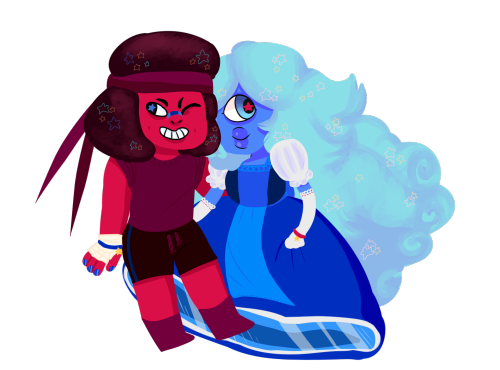 Porn Pics officialmspaint:  rube and sapphy   lapis