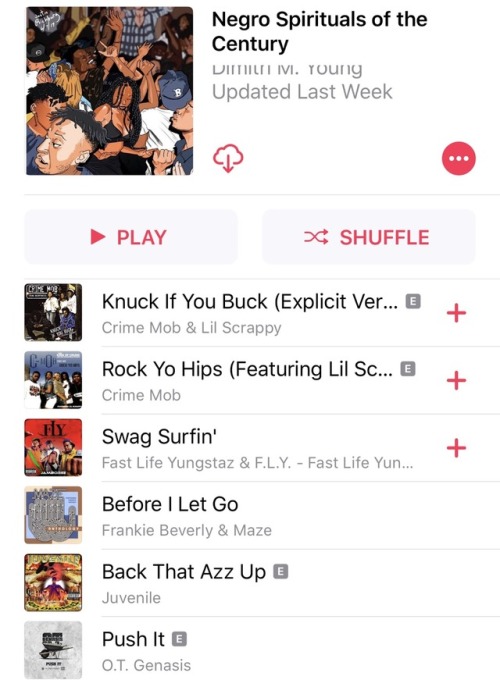 queenadwoa:  https://itunes.apple.com/us/playlist/negro-spirituals-of-the-century/idpl.eff9f38c34f345118342b68f53c7537e  This is the play list we’ve all been waiting on tbh…..you’re welcome