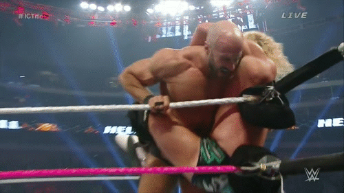 Cesaro is really working Dolph into the corner