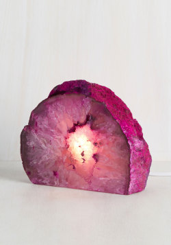 thelosersshoppingguide:Quartz Lamps in Rose &amp; Storm