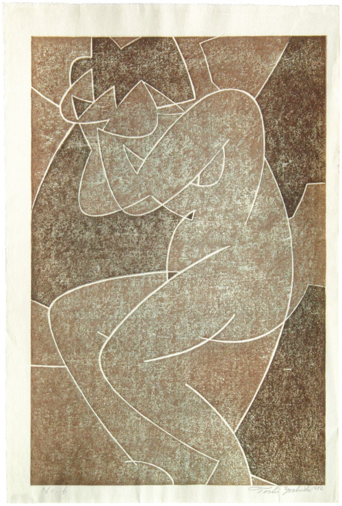 elyssediamond: ‎Yoshida Toshi (1911-1995) (Nude) No. 6 1952