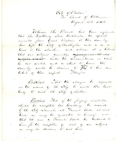 #tbt to August 22, 1842, when the City of Boston invited Lord Ashburton to visit Faneuil Hall as par