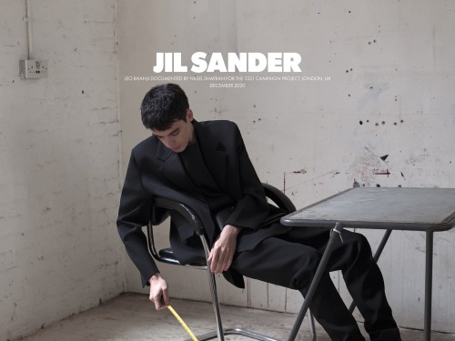 JIL SANDERSpring/Summer 2021 campaignLeo Bhanji by Nigel ShafranOttawa Kwami by Bibi BorthwickYuri P