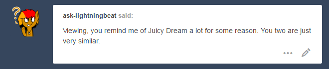 askviewingpleasure:I think they’re both cute tbh. ___ Ayy, check out @juicy-honey,