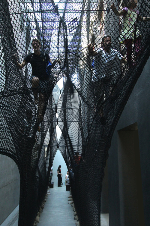 ryanpanos: Net Linz | Numen/For use | Via Acting as supplementary staircase in the exhibition space 