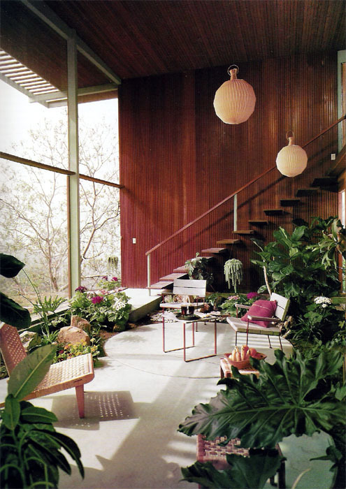 midcenturymodernfreak:  1954 Knauer House | Architect: Rodney Walker | Los Angeles, CA | Photos: Julius Shulman Via 