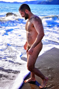 furjacked:  lthrdaddybear:  Follow Me @ http://lthrdaddybear.tumblr.com  memories of summer   Can I have him?