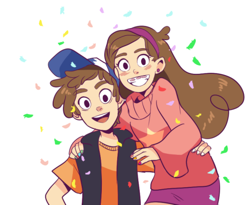 floxydrawings:  casually comes back from the dead to bring you twins