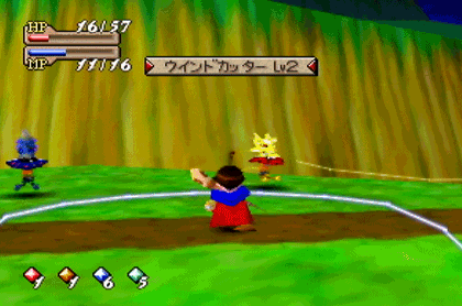 n64thstreet:The slightly more circular battle arenas of Eltale Monsters, by Imagineer.