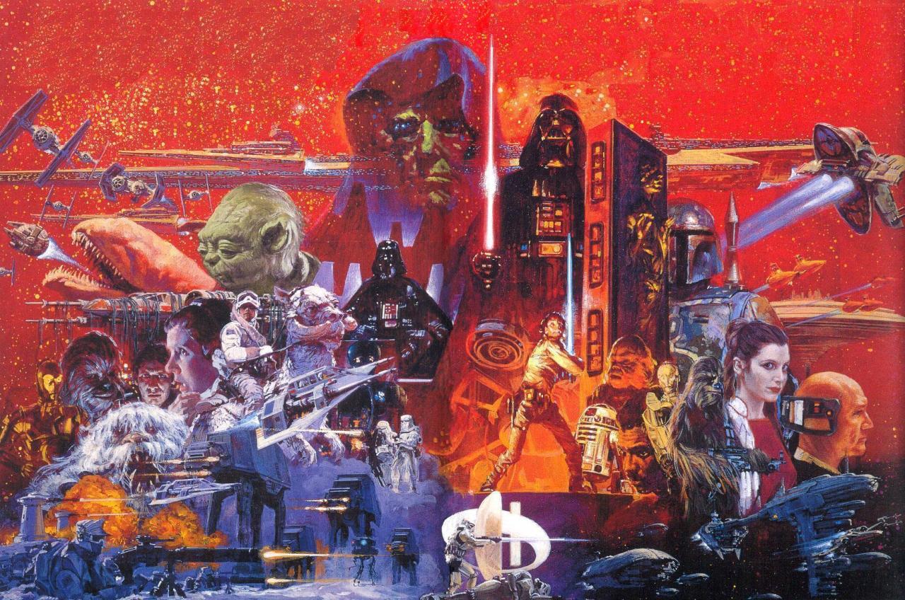 70sscifiart:  70sscifiart:  The original trilogy.  May the fourth be with you. Here’s