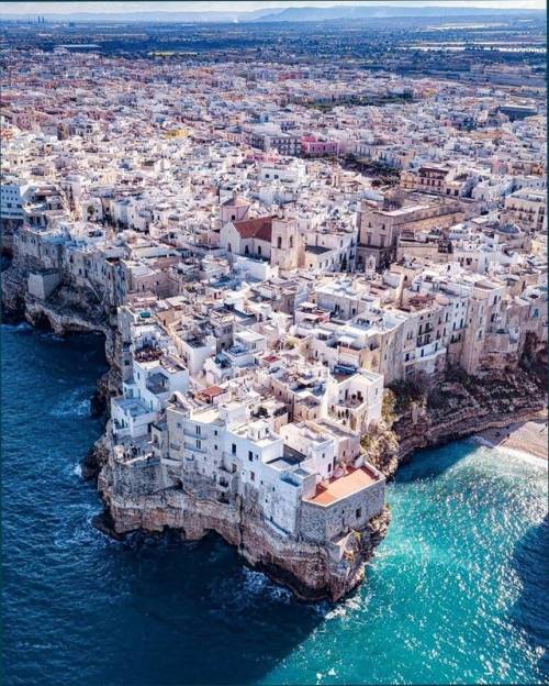 Polignano at Mare, Italy. The best way to start the day!