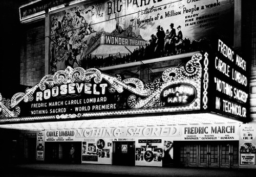 Nothing Sacred playing at the Roosevelt Theatre, Chicago, 1937