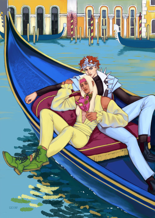  Here’s my & piece for Vento Aureo based Ciao!Zine I did last summer 