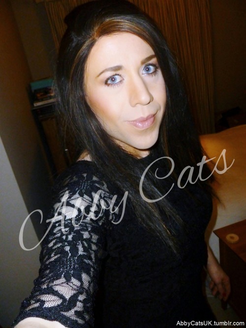 Porn photo abbycatsuk:  Black Lace Dress - AbbyCatsUK