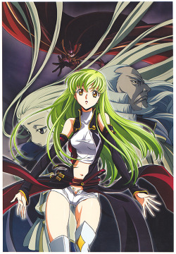 artbooksnat:  Takahiro Kimura’s rough and final for Code Geass.