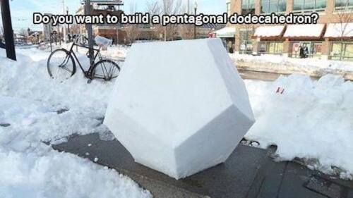 wefuckinglovescience: It doesn’t have to be a pentagonal dodecahedron …