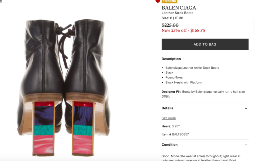 i kinda love that people don’t give a fuck about pierre hardy/nicolas ghesquiere era balenciaga shoe