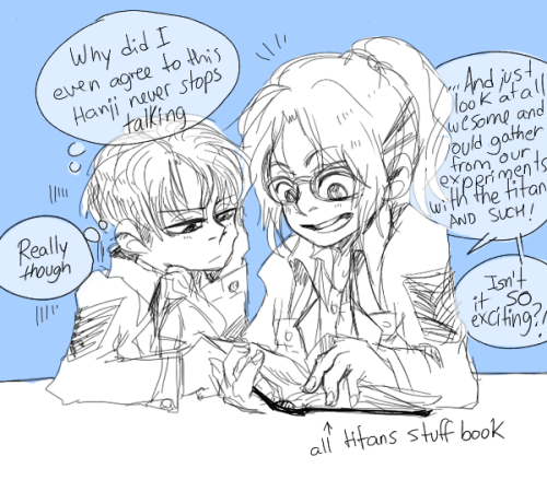 hachibani:hellaspicy answered your post: Taking some requests?Omg you ship LeviHan too? ♥ Could you 