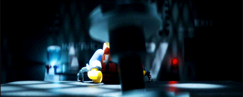 mooseings:Bad Cop vs. ChairAnd Emmet is basically justThe last gif is my favourite - Bad Cop just hu