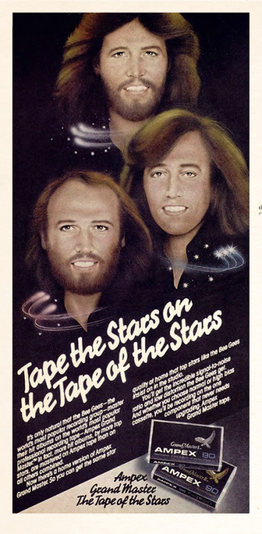 The Bee Gees for Ampex Tapes, 1980Theme Week: Celebrity Ads ⭐