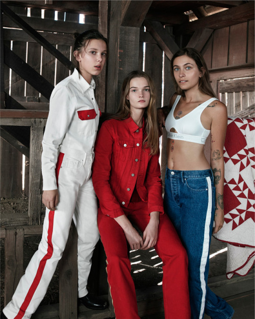 OUR MOMENT. #MYCALVINSMillie Bobby Brown, Lulu, and Paris Jackson are part of the CALVIN K