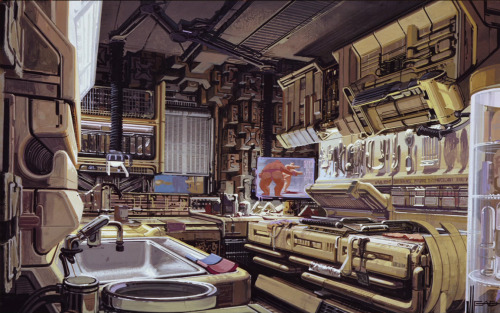blorgblorgblorg: Syd Mead concept art from the Blade Runner 30th Anniversary blu-ray still gallery, 