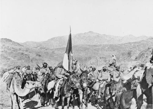 greatwar-1914: June 11, 1916 - Arab Revolutionaries Attack Mecca Pictured - Arab soldiers fight unde