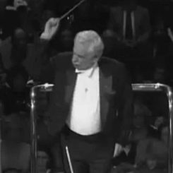 donaldmania: Watching Leonard Bernstein conduct is the most enjoyable thing ever.   He’s just having SO MUCH FUN IT’S SO CUTE 