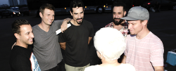 cruizayn: The Backstreet Boys meeting a 90 year old fan of theirs