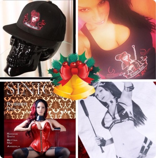 Give an extra kinky Xmas present this year! Check out my RubberDoll Hats, tank tops,shirts &  ju