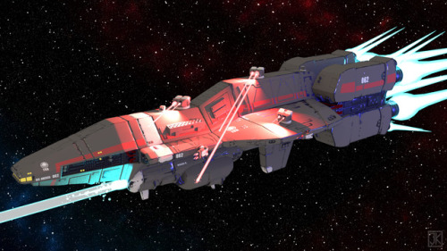 Terran Cruiser, original concept by Arioch/Jim Francis.