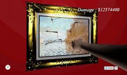 prostheticknowledge:  Punch A Monet Silly brief browser game lets you virtually punch a certain piece of fine art. Try it out for yourself here 