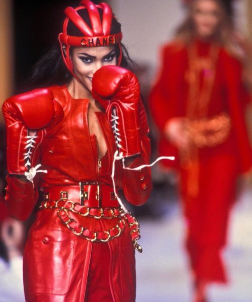 Red looks from Chanel 1992