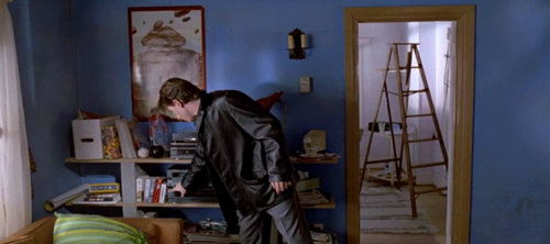 vvorshipyou:  Reservoir Dogs trivia: Mr. Orange’s apartment was actually the upstairs to the warehouse where most of the movie takes place. The filmmakers redecorated it to look like an apartment in order to save money on finding a real apartment. 