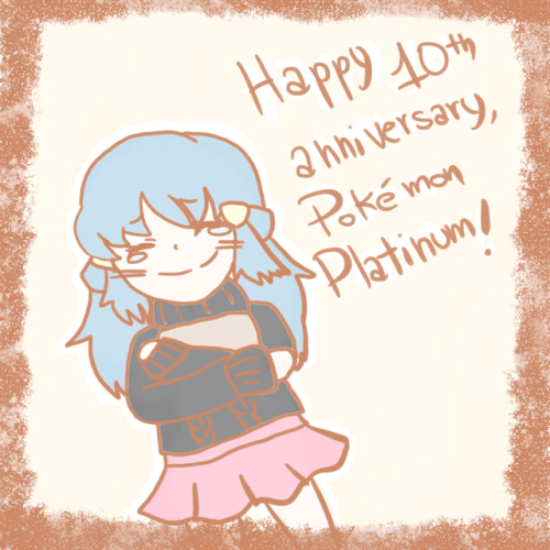 i headcanon that dawn shares her birthday with the platinum release date, so happy birthday to the b