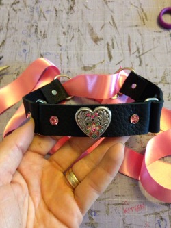 bdsmbeautifullybound:Another pretty collar off to Canada today :)