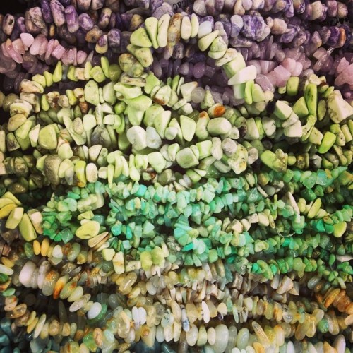 Pastel chips are lovely #gemstone #beads #trends #fashion #beadawesome #pastel (at www.rings-things.