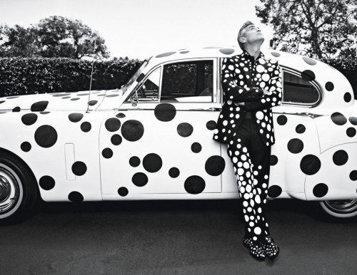 musfetish: George Clooney X Yayoi Kusama