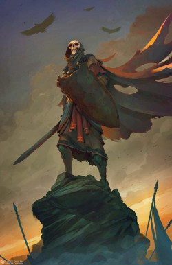 morbidfantasy21: Triumphant Undead Warrior by Leote Durán  