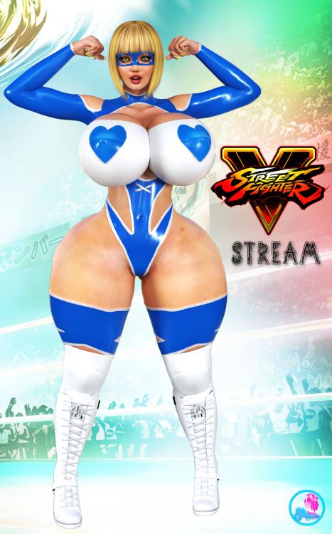 XXX Streaming some Street Fighter 5 along with photo