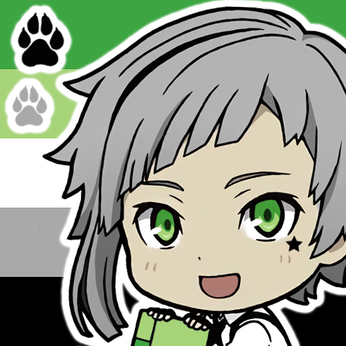 chibi aromantic Atsushi Nakajima (from Bungou Stray Dogs) icons for anon! [note: the chibis came fro