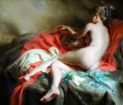 artbeautypaintings:  Female nude - Hans Laagland
