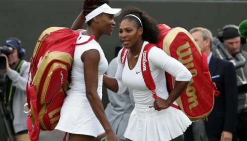 dbarraja:  🏆🏆Serena Williams & Venus Williams win their 6th Wimbledon doubles title! beat Babos/Shvedova 6-3, 6-4  