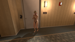 Nudekittyn:  Silly Sherry, How Did You Get Locked Out Of Your Room?