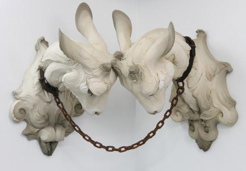 exhibition-ism: Some new work from sculptor Beth Cavener. See more here. 