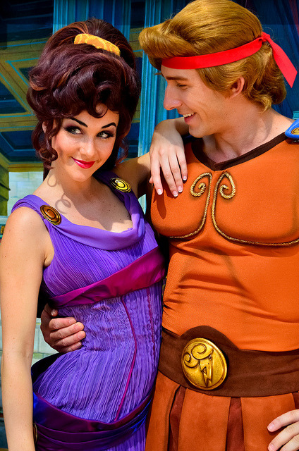 fuckyeahdisneyfacecharacters:Hercules and Megara